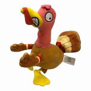 GT Gurkey Turkey FGTEEV 8" Plush Stuffed Animal Toy 2019 Brown Red‎ Yellow
